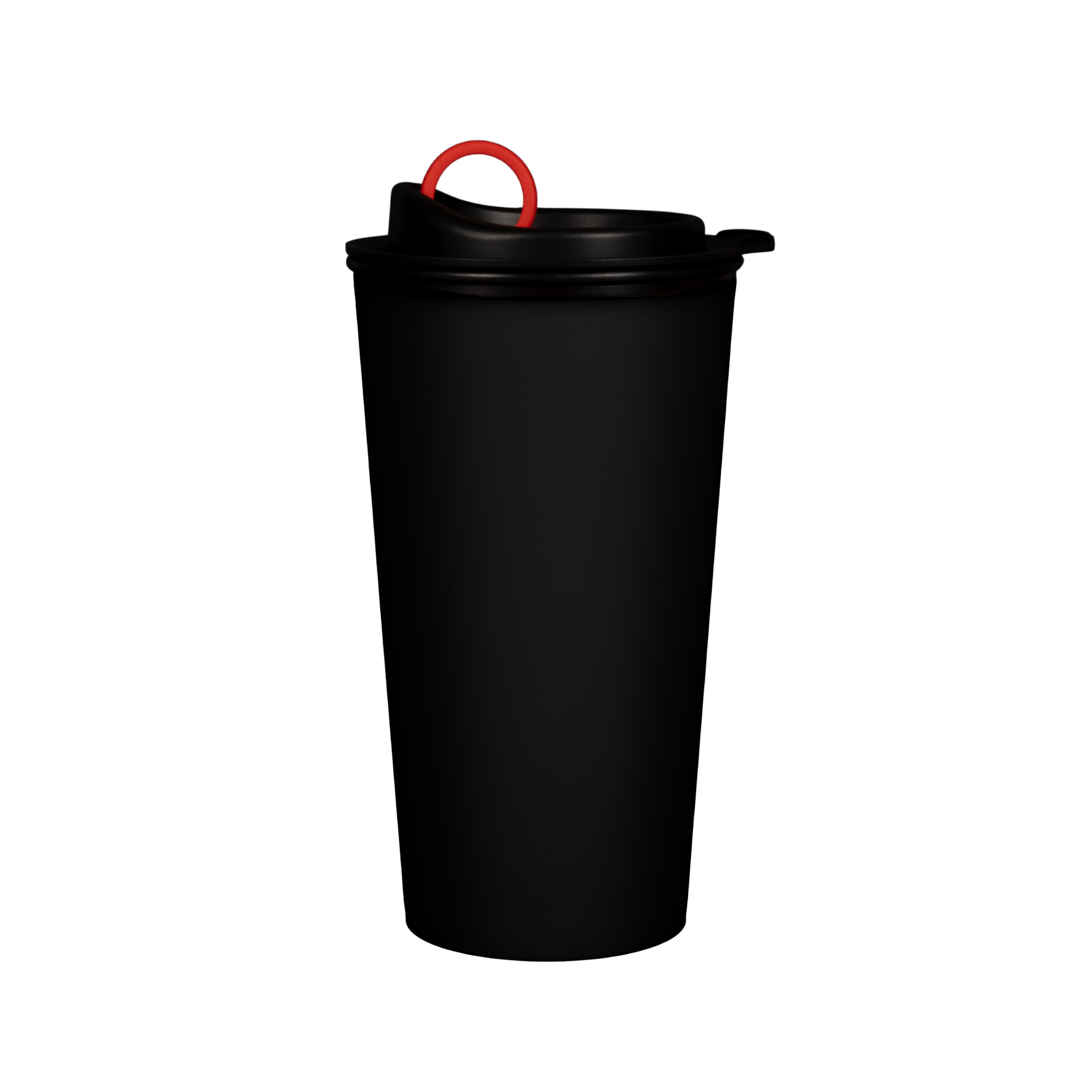 Black GOTKUBEK Cup Stock image with red stopper ring.